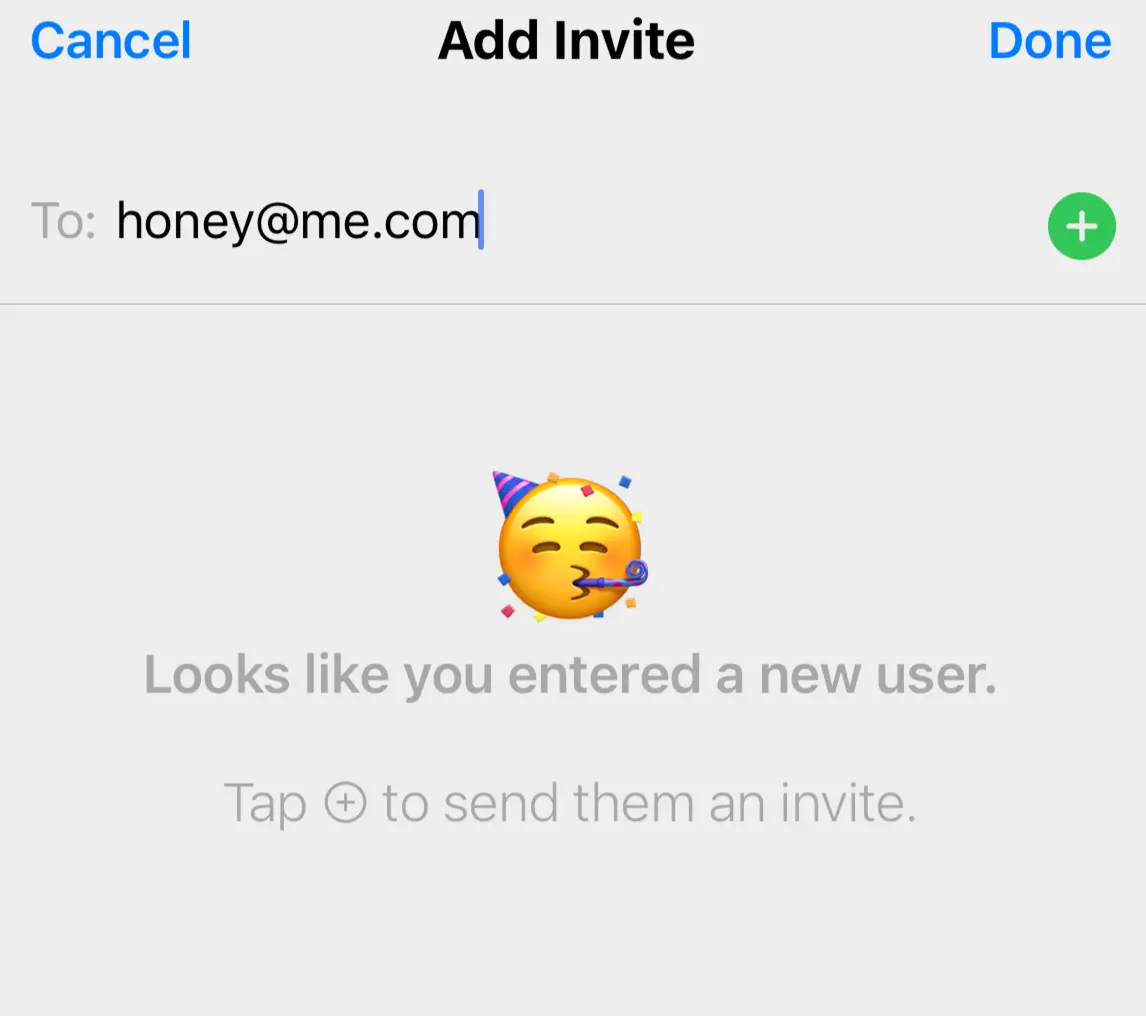 Laden Sie Teilnehmer ein