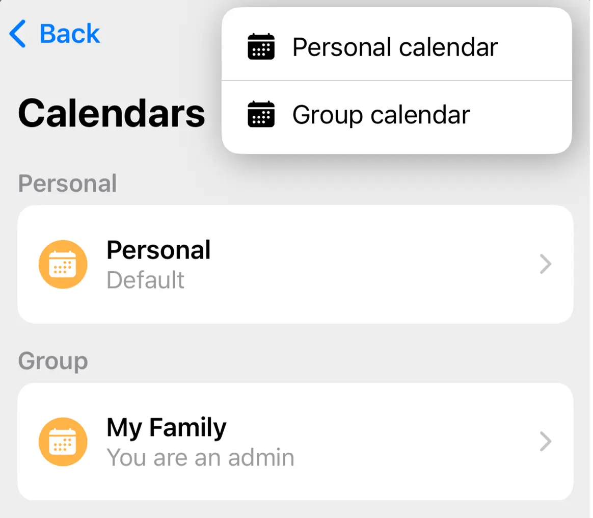 Create your calendar with Gesynced