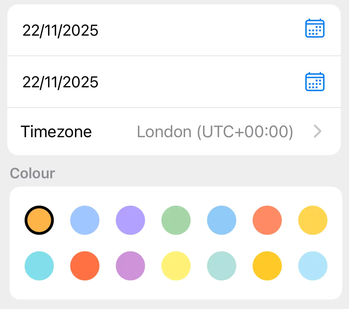 Set up events and custom schedules with Gesynced